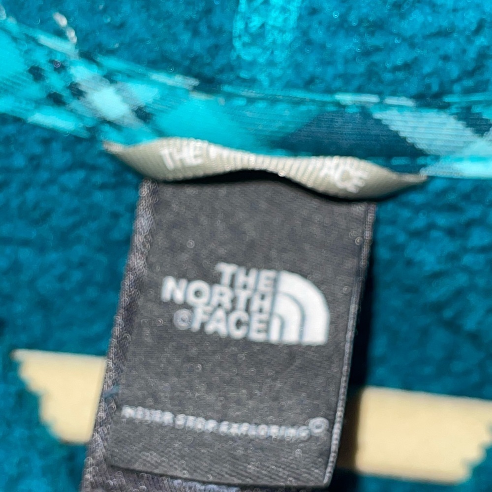 The North Face rare plaid accent hoodie - Picture 4 of 7